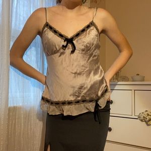 S top, Gold Hawk, 100% silk, bought at $152